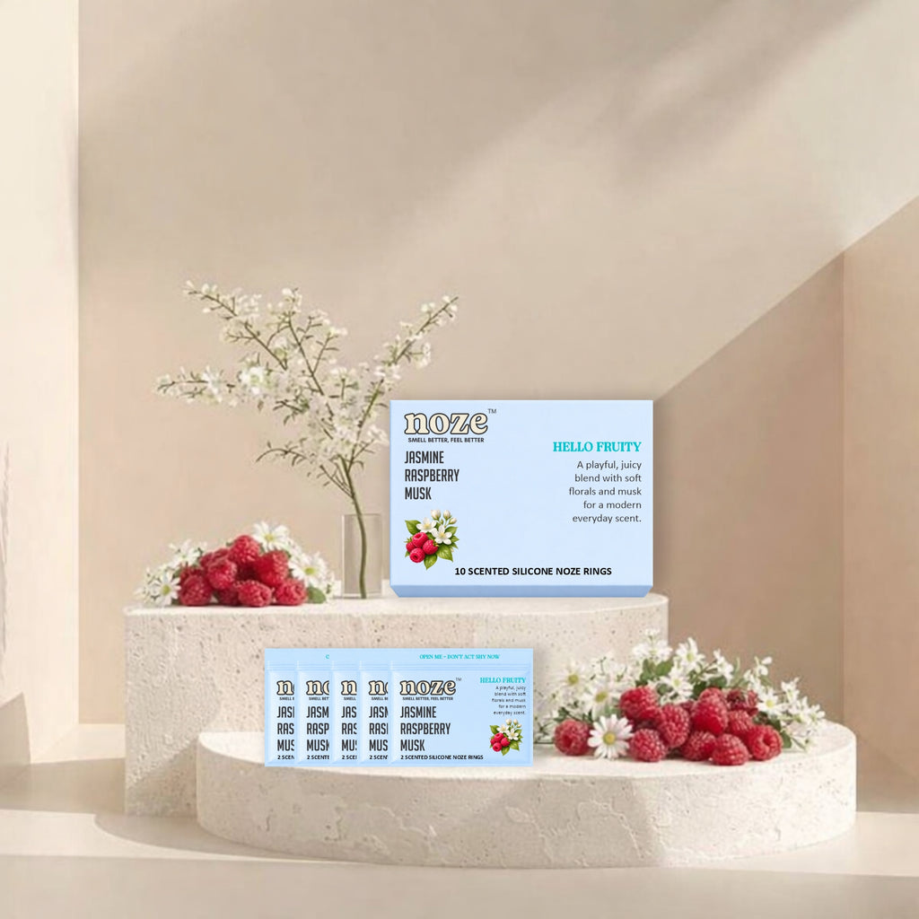 NOZE Fruity Aromatherapy Ring lifestyle — premium wearable scent for mood and happiness India